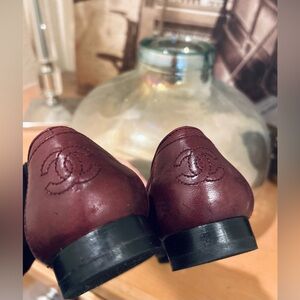 Chanel shoes vintage leather, AUTHENTIC